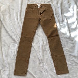 Brown corduroy pants
